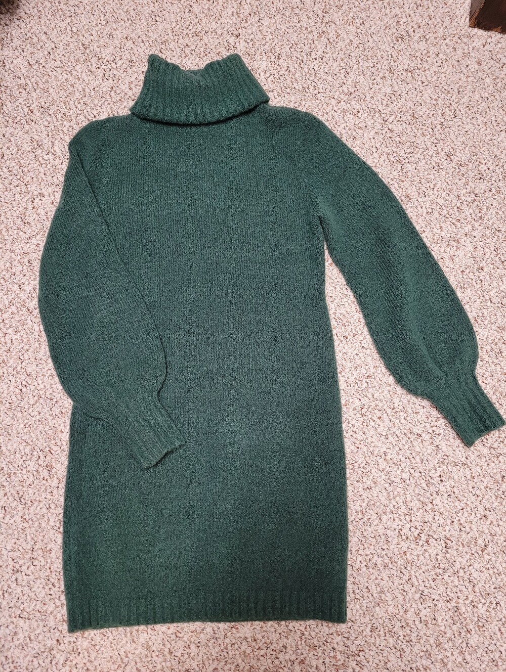 Guess Forest Green Sweater Dress